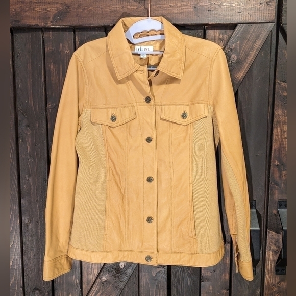 Jackets & Blazers - DENIM and Company leather jacket size xs